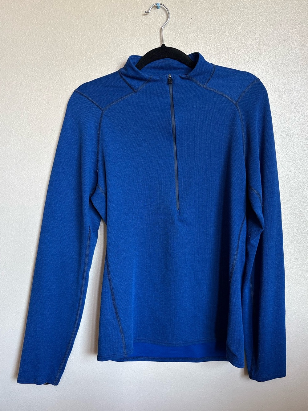 Patagonia Mens Blue Quarter Zip Performance Pullover‎ Base Layer